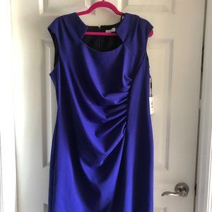 NWT Calvin Klein Ruched Dress